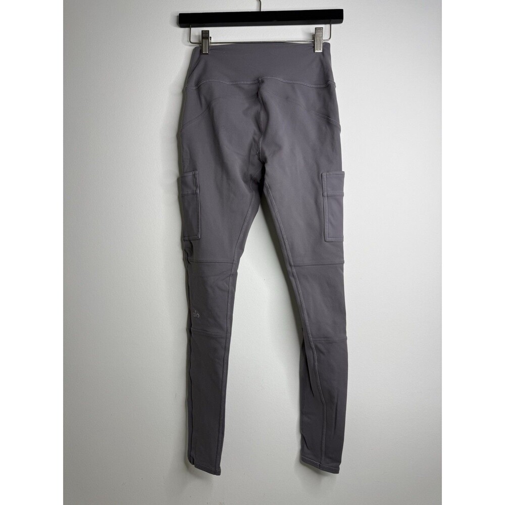 Alo Yoga Gray High Waist Cargo Leggings Women’s Approx Size 4/6 Athletic Pants